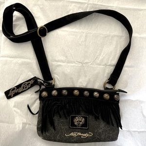 Y2K Ed Hardy Crossbody Bag